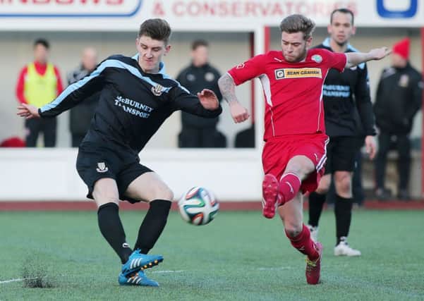 Paddy McNally was an impressive performer in Ballymena United's weekend defeat at Solitude. Picture: Press Eye.