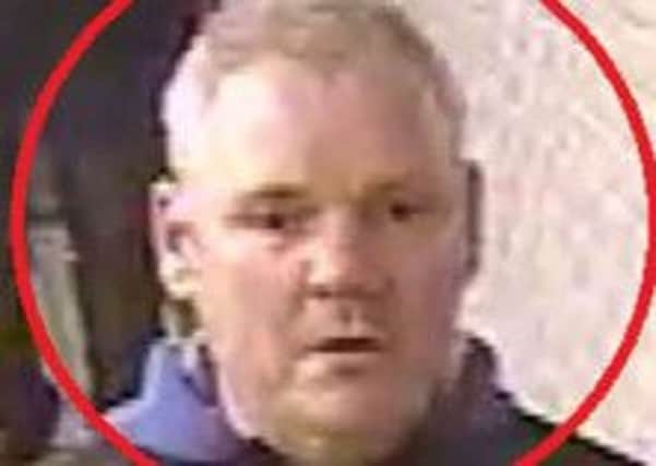 Richard Barklie, seen on CCTV