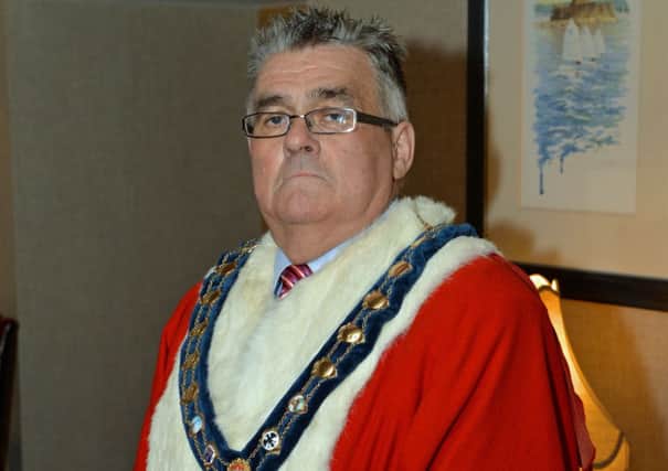 The Mayor of Carrickfergus, Alderman Charles Johnston