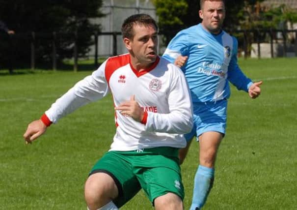 Sean Ward was on target for Larne Tech at the weekend.