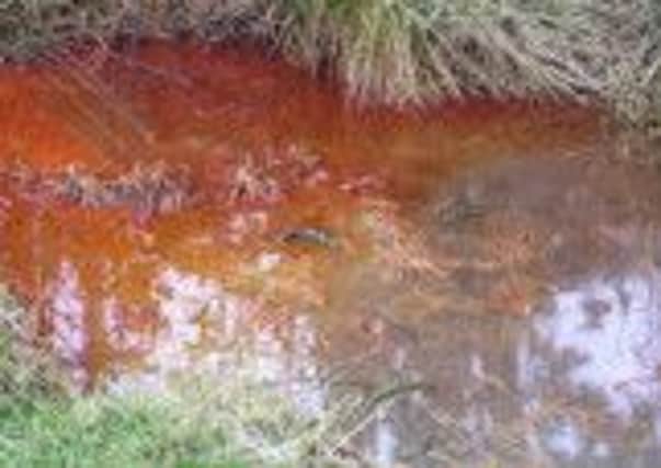 Fuel laundering waste has polluted local rivers