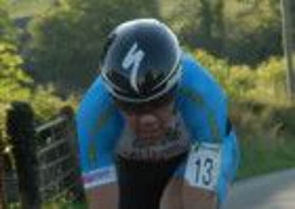 Gary Jeffers took first place in the Ernie Magwood memorial 10 TT. Pic: Alan Donnelly