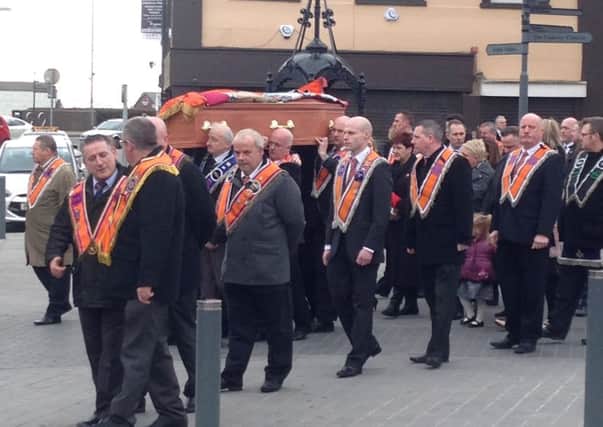 The funeral of Carrick Mayor, Alderman Charles Johnston.  INCT 09-675-GR