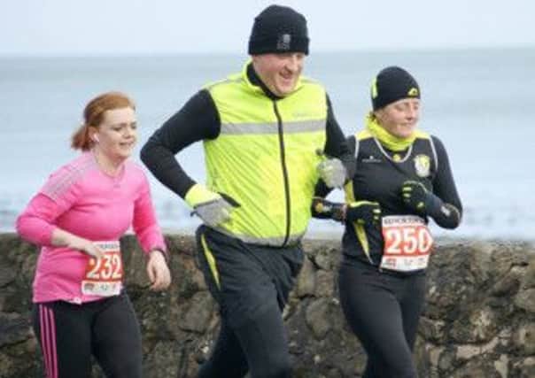 East Coast runners Connie Hodge, William Gallagher and Glenda Girvin. INLT 10-905-CON