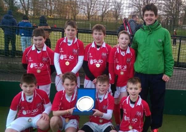 The Cookstown Hockey Club Under 11s who were crowned Ulster Champions