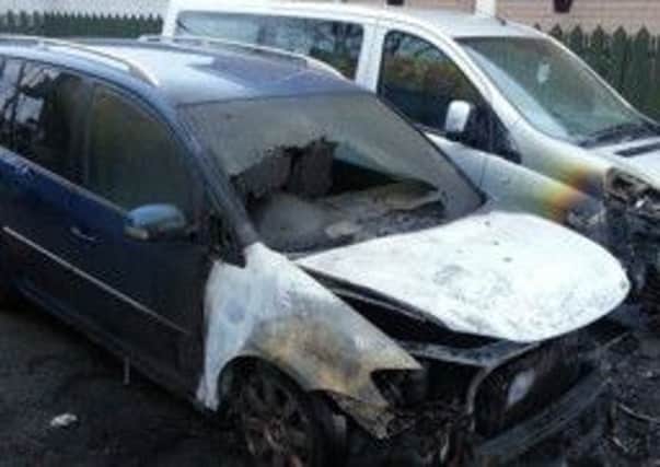 Cars damaged after night of violence at Pineback at the weekend