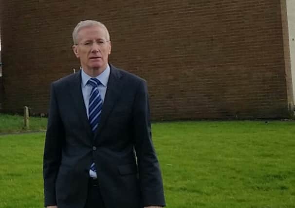 Gregory Campbell was banned from speaking in the Assembly for two days