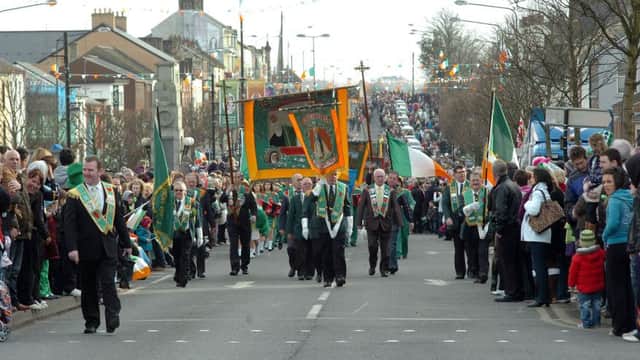 AOH parade in Cookstown last year.