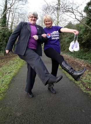 @Press Eye Ltd Northern Ireland- 3rd February   2015

Northern Ireland Hospice Nurse Janet McVeigh and Downtown Radio Presenter Siobhan McGarry promoting the Northern Ireland Hospice Walk is Saturday 21st and 28th March 2015.