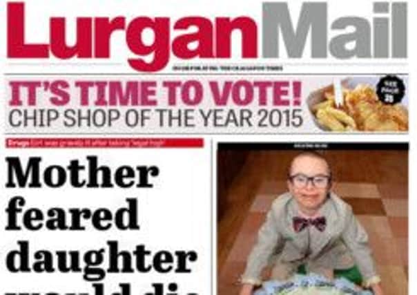 Lurgan Mail front page