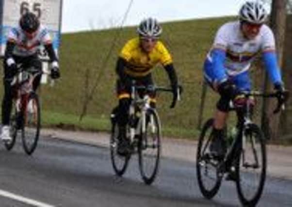 Banbridge cyclists take part in the recent McCann Cup races.