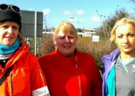 Gloucester Park Day Centre workers who took part in the public sector strike on March 13. INLT-11-703-con