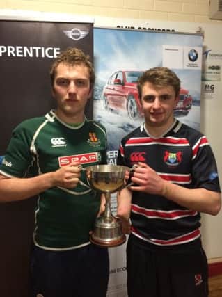 Academy U17 skipper Michael McGaffin and his Friends counterpart.