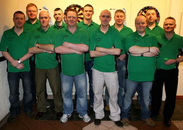 The Greenhills Darts team. INBT03-219AC
