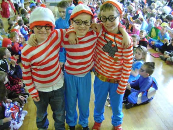 Where's Wally? was a popular choice of character as Woodlawn Primary School celebrated World Book Day. INCT 11-703-CON