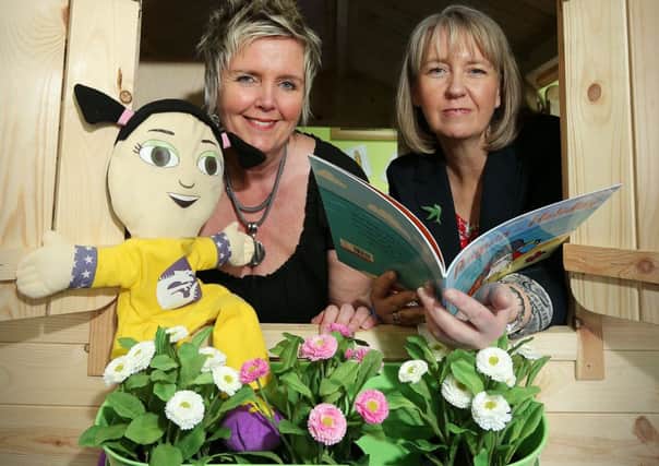 Clare Moore from Important Mini People and Karen Hoey from Danske Bank are pictured at the launch of the new nursery in Carrickfergus, which is creating 14 new jobs (photo by Kelvin Boyes / Press Eye). INCT 11-796-CON