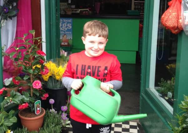 Ollie Wiltshire, 5, raised money for Comic Relief by helping others.