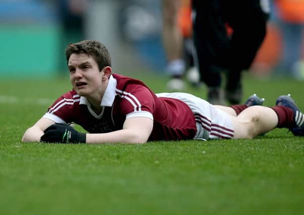Cormac O'Doherty of Slaughtneil dejected after the game
Mandatory Credit ©INPHO/Donall Farmer