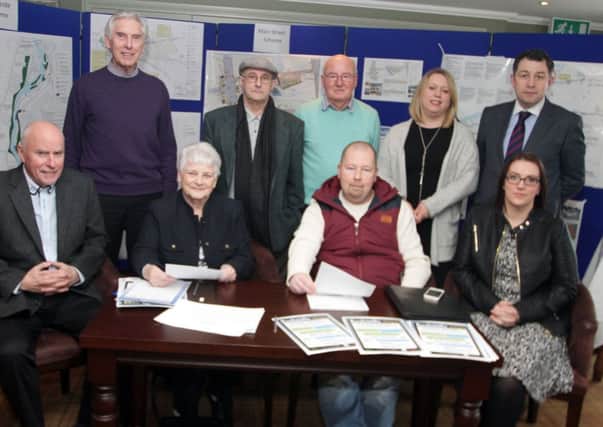 VISION. Pictured at the Bushmills 2020 event on Thursday at the Bushmills Inn are Louise Scullion, Moyle Council Community Services, John O'Neill, Venture Consultants, Roy Bolton, Arthur Ward, Winston Boyce, Alan Summers, Leanne Abernethy, Derwin Brewster and Mary Anderson.INBM10-15 064SC.