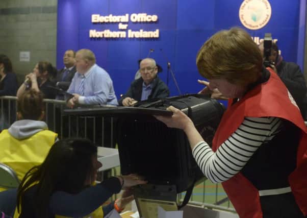 Counting begins  at the by-election to fill the vacant Mid-Ulster seat at Cookstown Leisure centre.