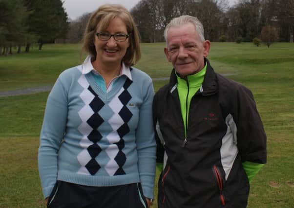 Redcastle Captain's Gina Porter and William Watson pictured at Saturday's 'Captains Drive In' competition.