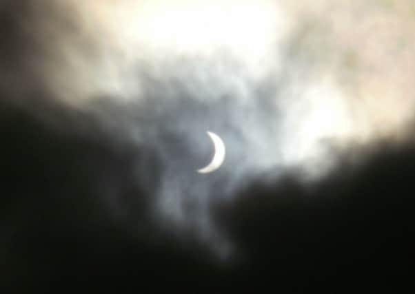 Solar eclipse in Cookstown captured by Leonard Jamieson