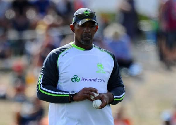 Phil Simmons has left his cricket coaching position with Ireland and taken over as new head coach of the West Indies. Picture by Chris Symes/Inpho
