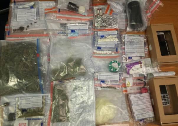 Some of the drugs that have been seized in the Coleraine area