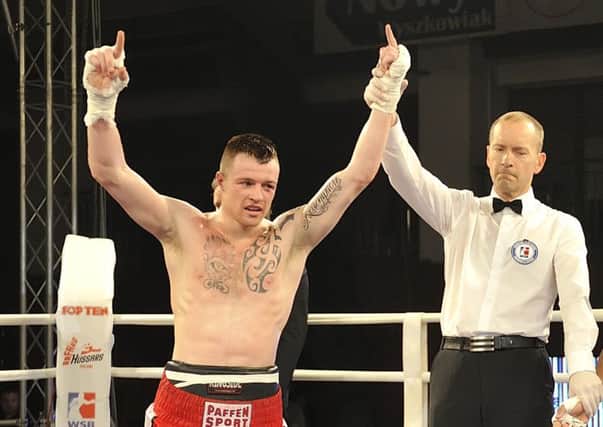 Steven Donnelly's victory in Argentina made it four wins from four contests in World Series Boxing.