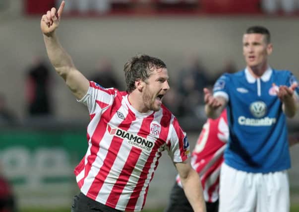 Derry City's Ryan McBride is doubtful for tonight's game at Richmond Park. Picture by Margaret McLaughlin