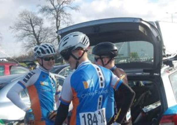 Bann Valley Road Club's Shaun Byrne & Niall Lawrence at the recent Irish Selection Race in Dublin.