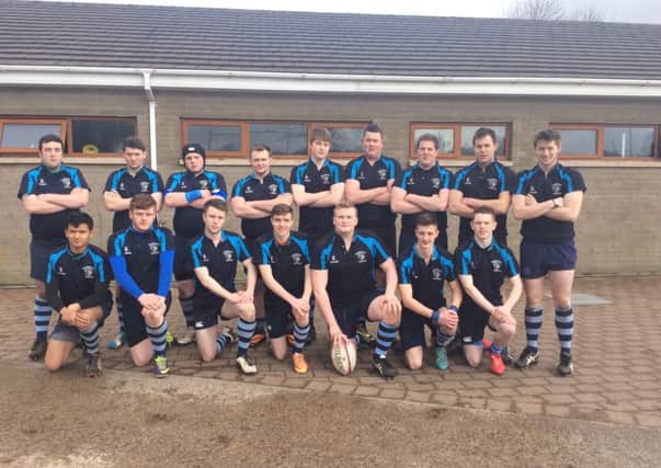 Ballymoney Under 18 who are in the Quarter Finals of Ulster Under 18s Youth Plate. INBM 14-15 BALLYMONEY U18
