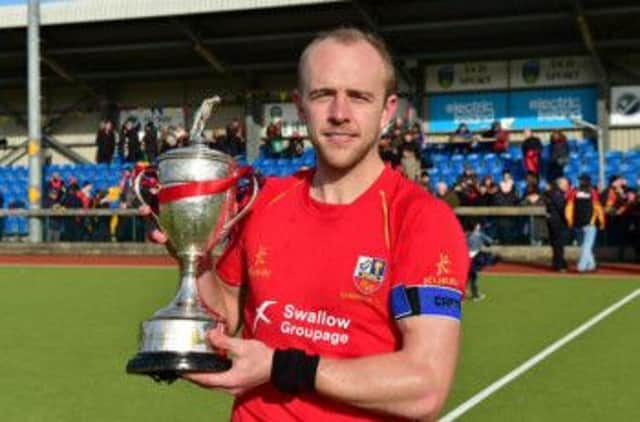 Eugene Magee finally got his hands on the Irish Senior Cup on Sunday afternoon.