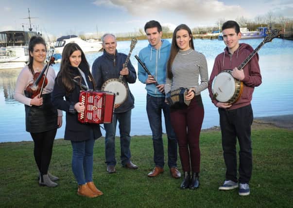The Mitchell family who will be featuring in the Co Derry Fleadh, hosted by the Loup CCE being staged in The loup and Ballyronan. INMM13-576.