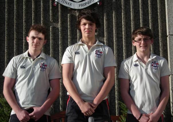 Ballymena Academy and Ballymena Cricket Club players James McClean, John Glass and Johnny Browne have been selected for the NCU Under 15 Development Squad which began a six game tour of South Africa on Saturday.