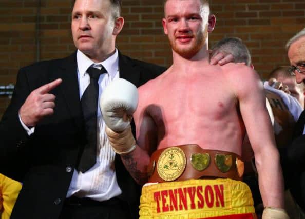 James Tennyson after taking the title. Pic: Kevin Scott / Presseye.