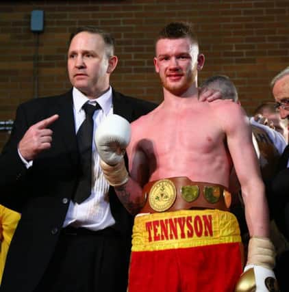 James Tennyson after taking the title. Pic: Kevin Scott / Presseye.