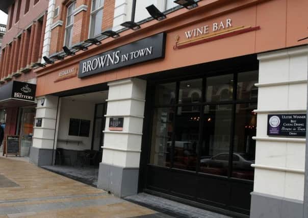 Browns In Town Restaurant and Wine Bar, Strand Road, Derry. DER1315MC052