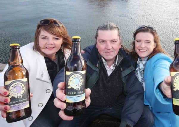 Cheers from the directors at Lacada Brewery: Nuala Trainor-Laverty, Laurie Davies and Heather Quiery.