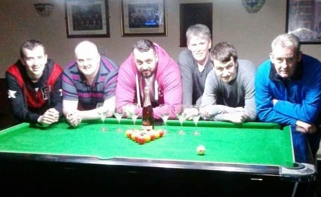 The Sperrin team, Coleraine and District Pool League champions for 2015.