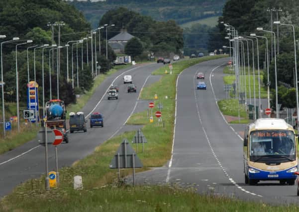 The Cookstown to Moneymore dual carriageway.