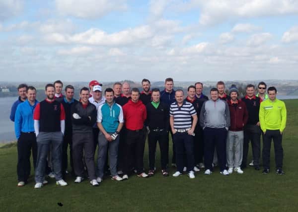 The 25 local golfers who participated at Concrawood in the Lost Boys March outing.