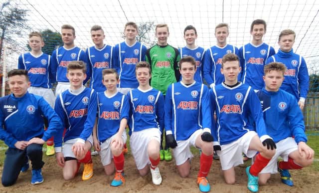 The Banbridge Rangers Under 16 squad.