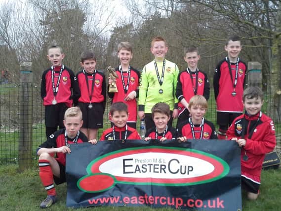 Banbridge Town Under 11's won the Preston Cup over Easter weekend.