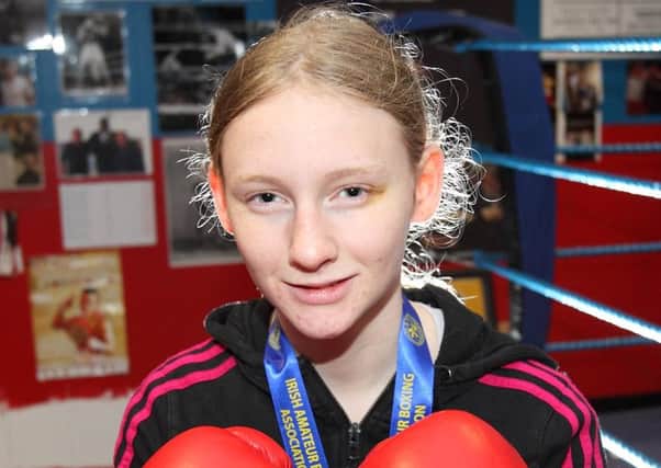 Canal Boxing Club member Chloe Fleck, from Lisburn, got to the finals of the All-Ireland Youth Championships in Dublin and went on to represent Ireland against England in the international section of the tournament.