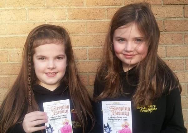 Aoife and Ella all set for Sleeping Beauty