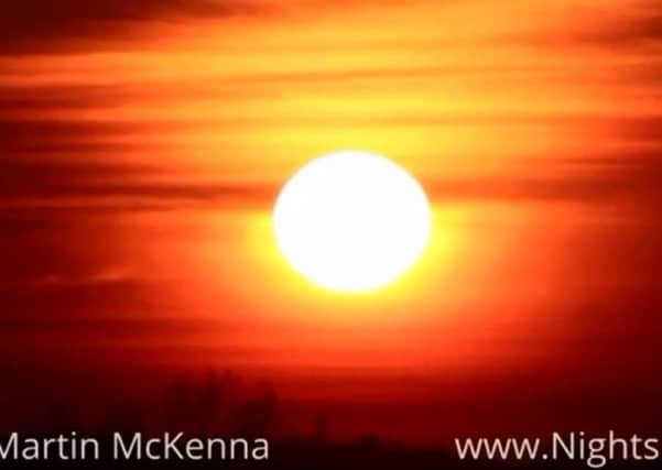 Martin McKenna's stunning sunset video
