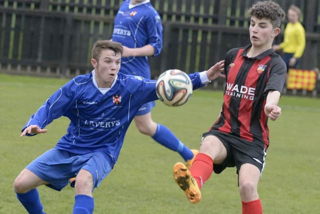 Jordan Hayes has had a bright start to his senior career at Banbridge Town. INBL1516-201EB