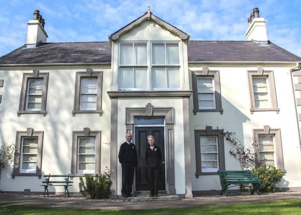 Wesley Bonar (custodian) and Deirdre Byrne (heritage assistant) pictured at Sentry Hill. Wesley and Deirdre have been working at the historic house and visitor centre since it opened to the public 10 years ago. 
INNT 16-500-SO