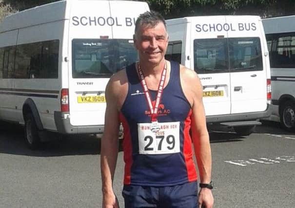 Seapark's Andy Smith at the Armagh 10k. INLT 17-927-CON